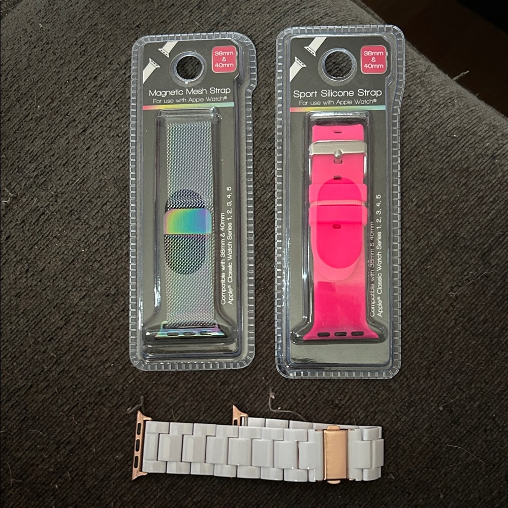 Magnetic Mesh and Sport Silicone Watch Straps